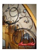 Secesyjny element balustrady