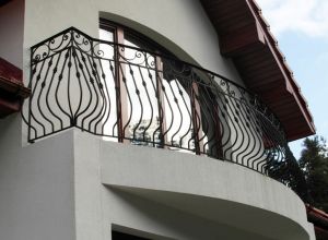 Balustrady kute zewnętrzne